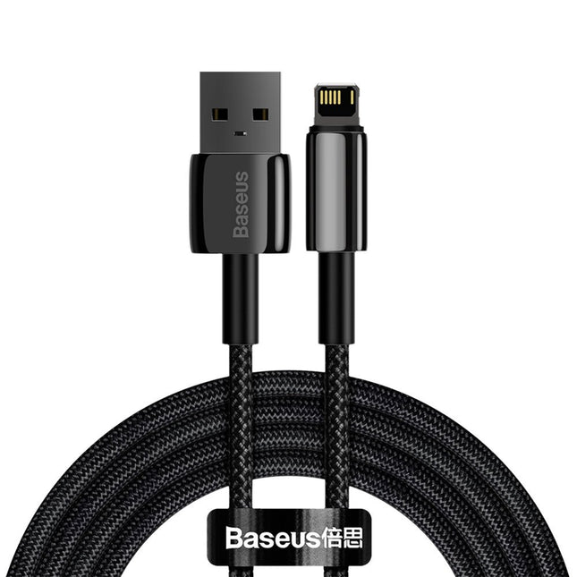 BASEUS Powerful cable in USB Iphone Lightning 2.4 A 2 m black