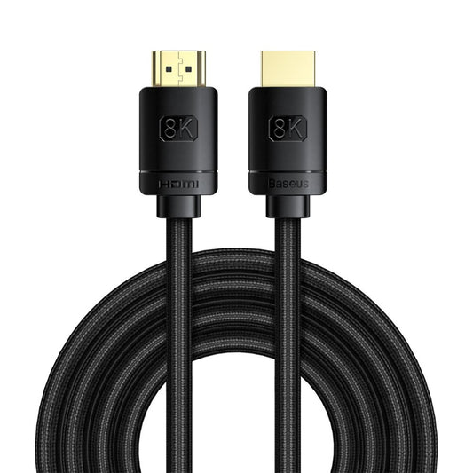 BASEUS HDMI cable 2.1 8K 60 Hz eARC QMS Dynamic HDR VRR ALLM 3m black