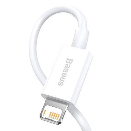 BASEUS Superior cable USB Iphone Lightning 2.4A 25cm White – image 3
