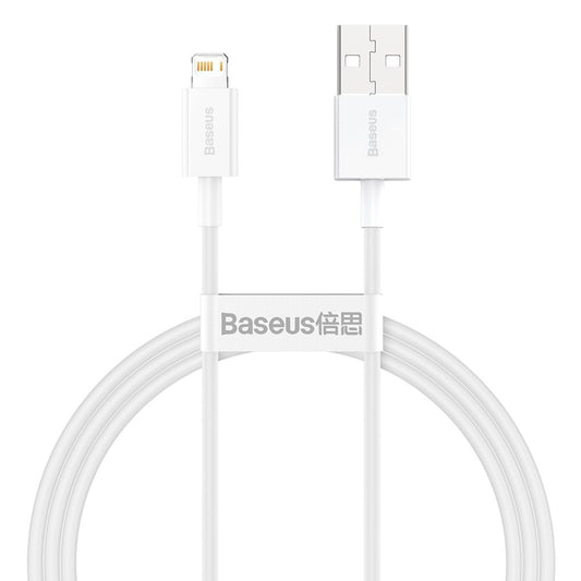 BASEUS Superior cable USB cable Iphone Lightning 2.4A 1m White