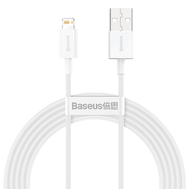 BASEUS Superior cable USB Iphone Lightning 2.4A 2m White