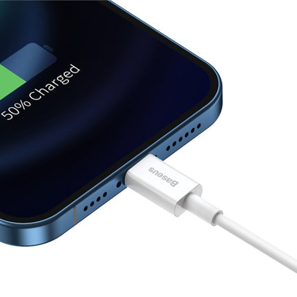 BASEUS Superior cable USB Iphone Lightning 2.4A 2m White – image 8