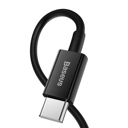 BASEUS Superior cable USB-C Iphone Lightning cable for fast charging 20W 1m black – image 3