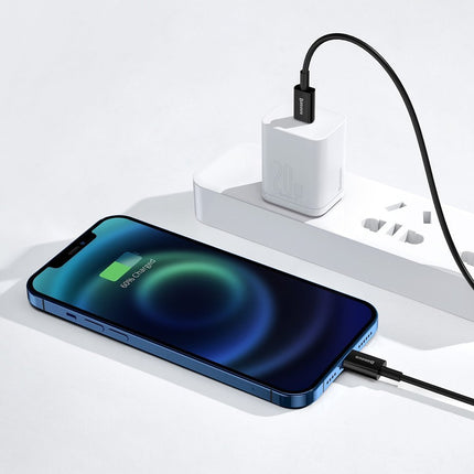 BASEUS Superior cable USB-C Iphone Lightning cable for fast charging 20W 1m black – image 9