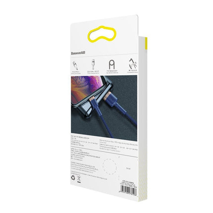 BASEUS Robust nylon cable USB Iphone Lightning QC3.0 1.5A 2M blue – image 7