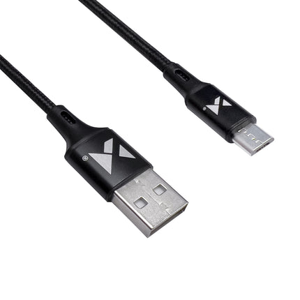 WOZINSKY Powerful cable in USB microUSB 2.4A cable 1m black – image 3
