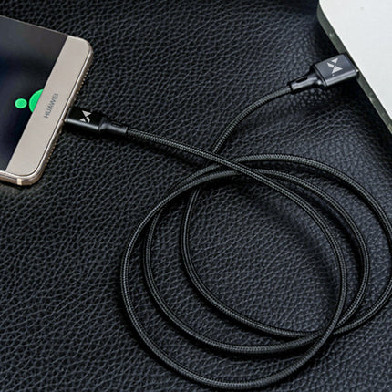 WOZINSKY Powerful cable in USB microUSB 2.4A cable 1m black – image 8