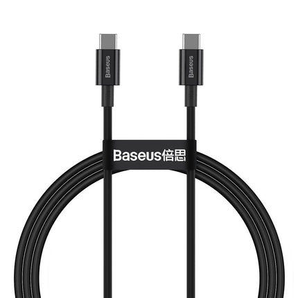 BASEUS Superior cable USB-C cable Quick Charge FCP 100W 5A 20V 1m black