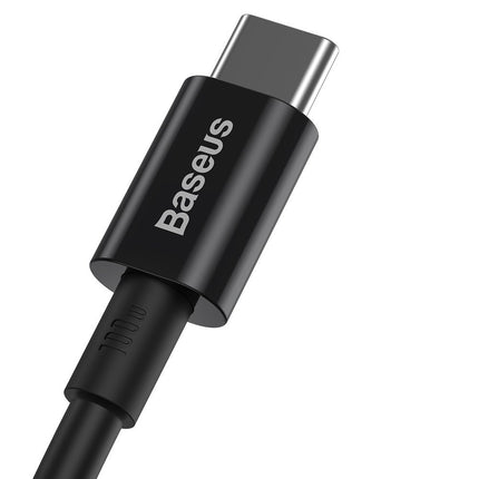 BASEUS Superior cable USB-C cable Quick Charge FCP 100W 5A 20V 1m black – image 2