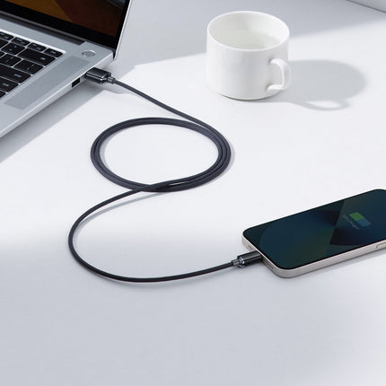 BASEUS Cable for fast charging and data transfer USB Iphone Lightning 2.4A 1.2m black – image 7