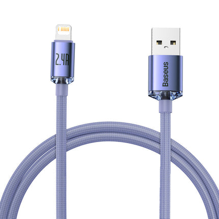 BASEUS Cable for fast charging and data transfer USB Iphone Lightning 2.4A 1.2m black – image 12
