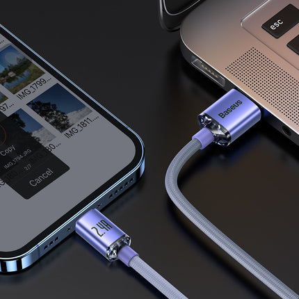 BASEUS Cable for fast charging and data transfer USB Iphone Lightning 2.4A 1.2m black – image 19