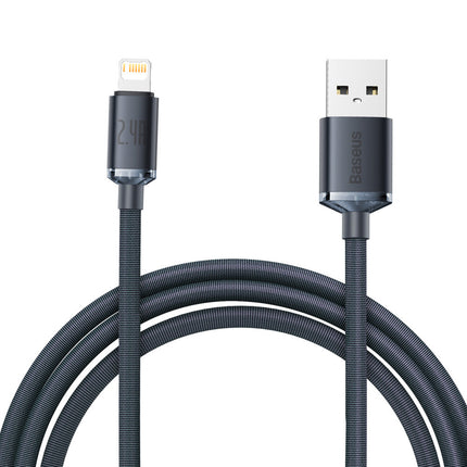 BASEUS Cable for fast charging and data transfer USB Iphone Lightning 2.4A 2m black