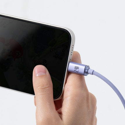 BASEUS Cable for fast charging and data transfer USB Iphone Lightning 2.4A 2m black – image 18