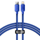 BASEUS Wire cable for fast charging and data transfer USB-C Iphone Lightning 20W 1.2m blue