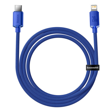 BASEUS Wire cable for fast charging and data transfer USB-C Iphone Lightning 20W 1.2m blue – image 4
