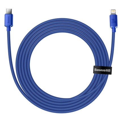 BASEUS Wire for fast charging and data transfer USB-C Iphone Lightning 20W 2m blue – image 4
