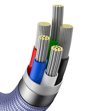 BASEUS Wire cable for fast charging and transfer of data USB-C Iphone Lightning 20W 2m purple – image 8