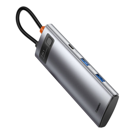 BASEUS Multifunctional HUB USB 7w1 Type C HDMI card reader TF PD grey – image 4