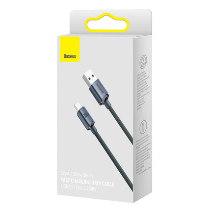 BASEUS USB USB-C 100W cable for fast charging and data transfer 2m black – image 5