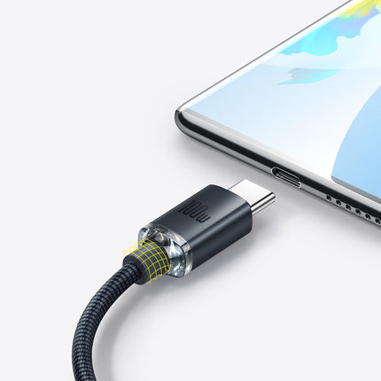 BASEUS USB USB-C 100W cable for fast charging and data transfer 2m black – image 9