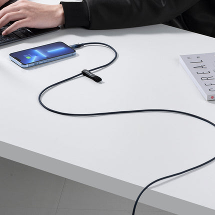 BASEUS Explorer Series cable USB-C Iphone Lightning 20W 1m blue – image 9