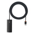 BASEUS Lite Series HUB 4-Port USB-A to 4xUSB-A 3.0 2m black