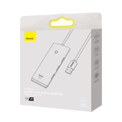 BASEUS Lite Series HUB 4-Port USB-A to 4xUSB-A 3.0 2m black – image 5