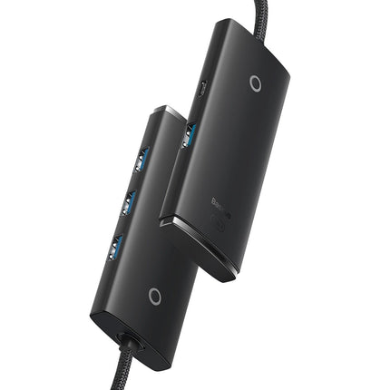 BASEUS Lite Series HUB USB-C 4x USB 3.0 adapter 1m black – image 3