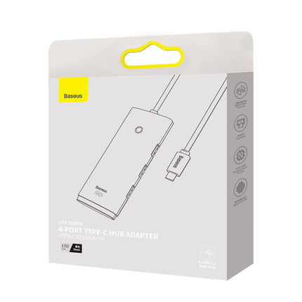 BASEUS Lite Series HUB USB-C 4x USB 3.0 adapter 1m black – image 5