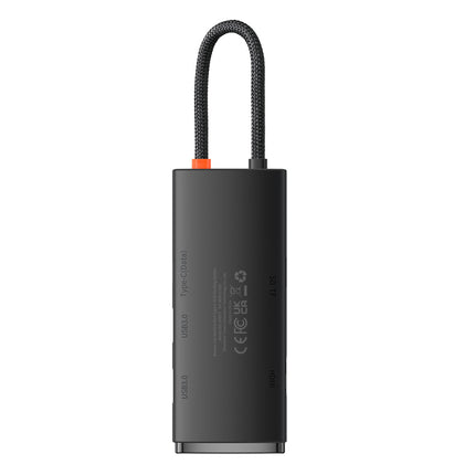 BASEUS Lite Series multifunction HUB USB-C 2 x USB 3.0 USB-C HDMI 1.4 SD-TF black – image 7