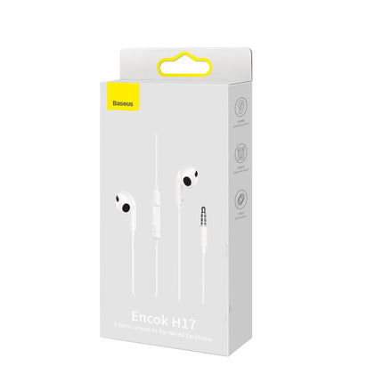 BASEUS Wired headphones Encok H17 minijack 3.5mm white – image 5