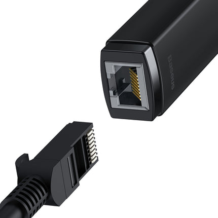 BASEUS External USB LAN network card Type A RJ45 100Mbps gray – image 2