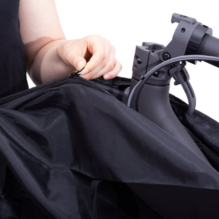 WOZINSKY Waterproof scooter bag for scooter 124x30x40cm black – image 10