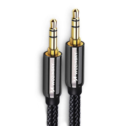 WOZINSKY Universal cable mini jack AUX 3m black – image 2