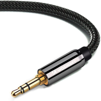 WOZINSKY Universal cable mini jack AUX 3m black – image 5