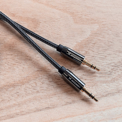 WOZINSKY Universal cable mini jack AUX 1.5m black – image 11