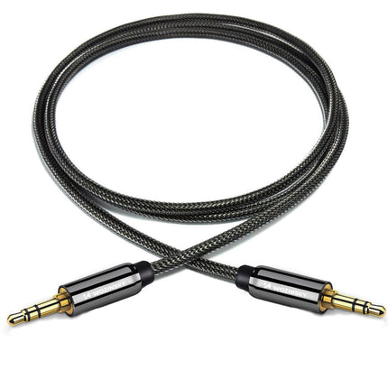 WOZINSKY Universal cable mini jack AUX 1.5m black – image 4