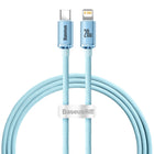 BASEUS USB-C cable Iphone Lightning fast charging 20W 1.2m blue
