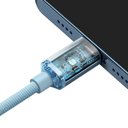 BASEUS USB-C cable Iphone Lightning fast charging 20W 1.2m blue – image 4