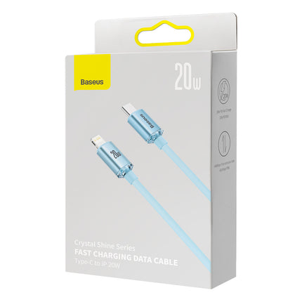 BASEUS USB-C cable Iphone Lightning fast charging 20W 1.2m blue – image 5