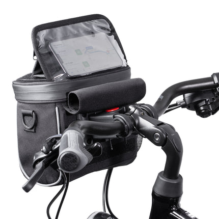 WOZINSKY Bike bag for steering wheel with black shoulder strap – image 2