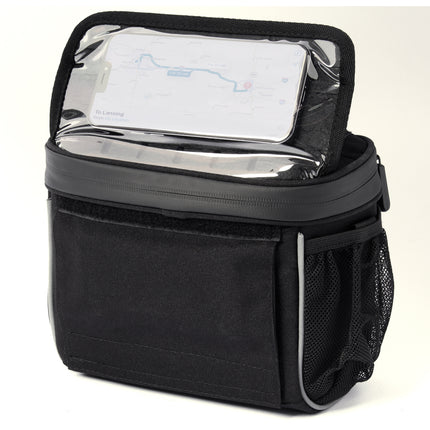 WOZINSKY Bike bag for steering wheel with black shoulder strap – image 7