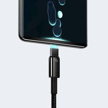 BASEUS Tungsten Gold cable USB-USB-C 480Mb-s 100W 1m black – image 11