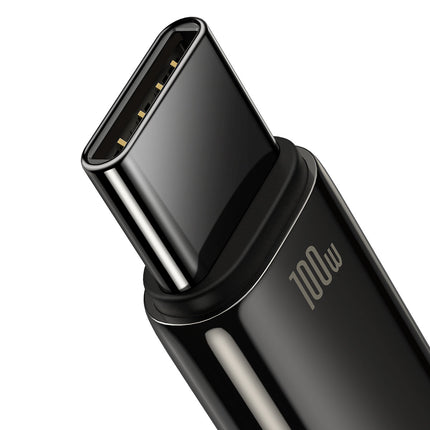BASEUS Tungsten Gold cable USB-USB-C 480Mb-s 100W 1m black – image 2