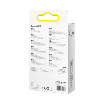 BASEUS Tungsten Gold cable USB-USB-C 480Mb-s 100W 1m black – image 6
