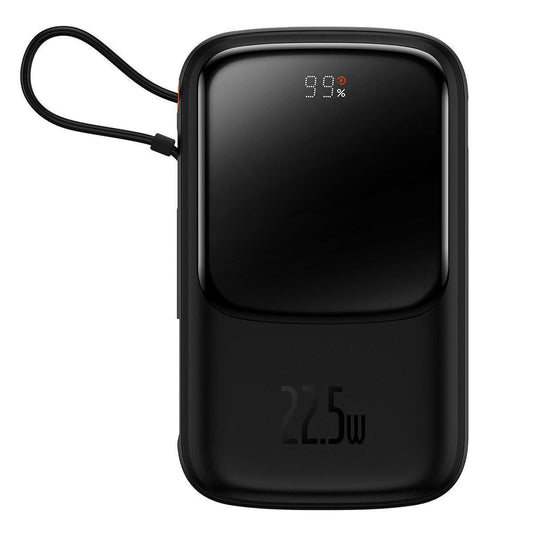 BASEUS Powerbank with fast charging 10000mAh 22.5W QC-PD-SCP-FCP USB-C cable black