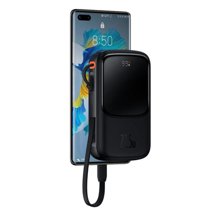 BASEUS Powerbank with fast charging 10000mAh 22.5W QC-PD-SCP-FCP USB-C cable black – image 6