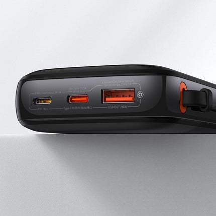 BASEUS Powerbank with fast charging 10000mAh 22.5W QC-PD-SCP-FCP USB-C cable black – image 9