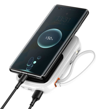 BASEUS Powerbank with high-speed charging 10000mAh 22.5W QC-PD-SCP-FCP USB-C cable white – image 2